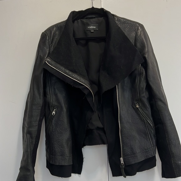 Mackage lambskin leather jacket - Picture 2 of 8
